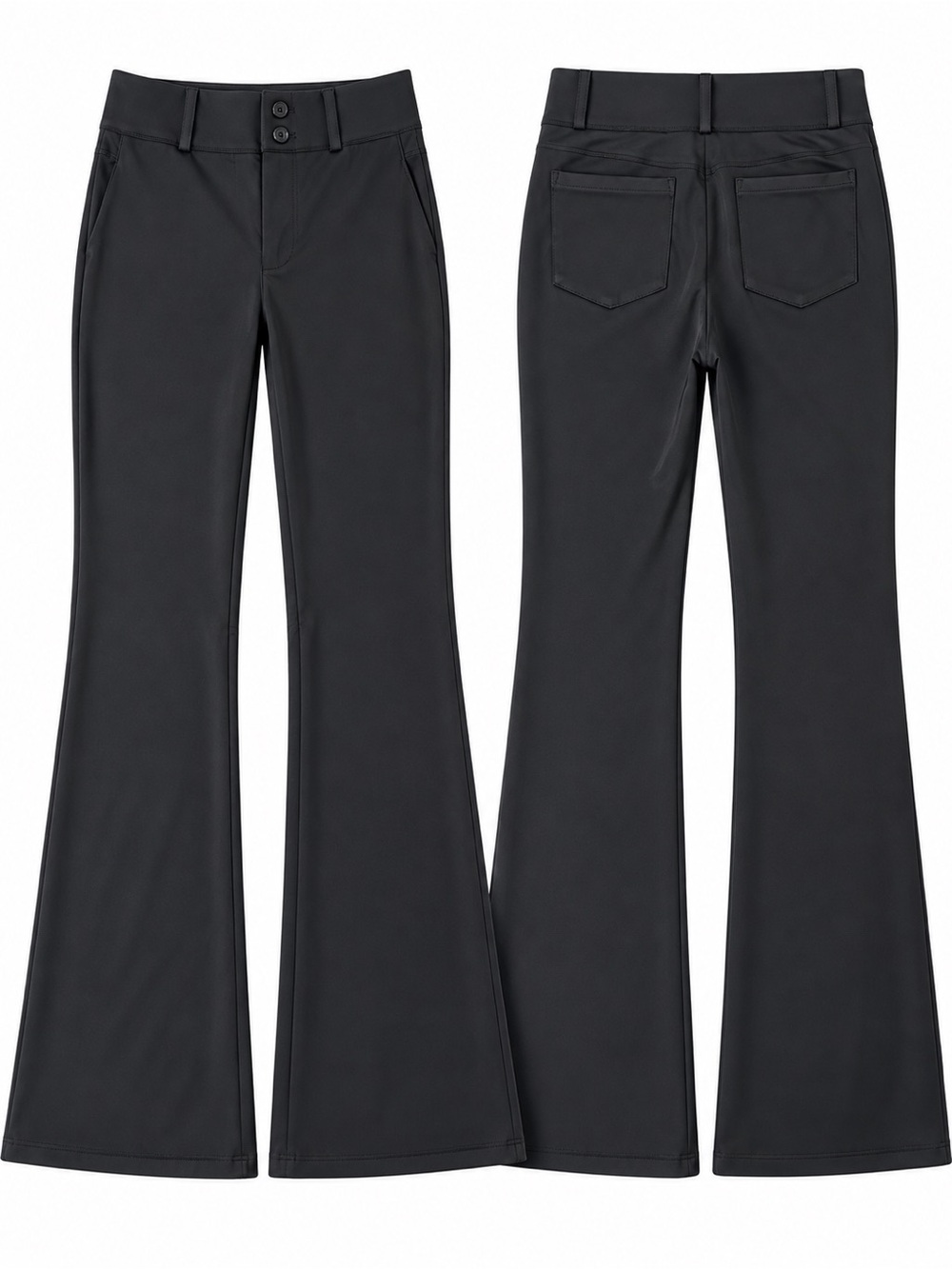 HALARA Black Boot Cut Pants — Flattering Flare